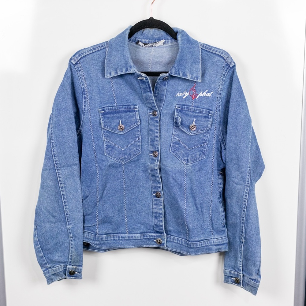 Y2K Baby Phat Embroidered Denim Jacket